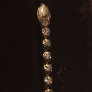Semi Vintage long Rhinestone Earings